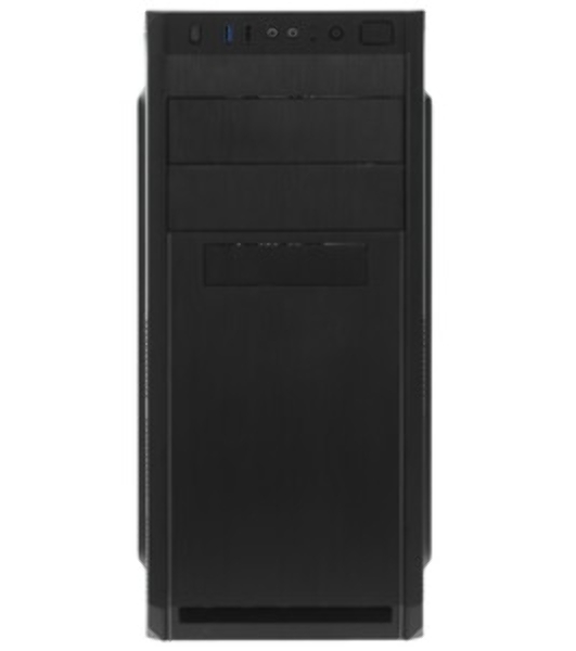 Компьютерный корпус Miditower ExeGate EX287366RUS XP-334UC-XP350 (ATX, XP350 с вент. 12см, 1*USB+1*USB 3.0+1*TypeC, аудио, черный)