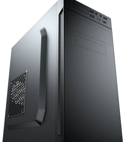 Компьютерный корпус ACD Coffre 102N mATX, черный, 80мм rear FAN, w/o PSU