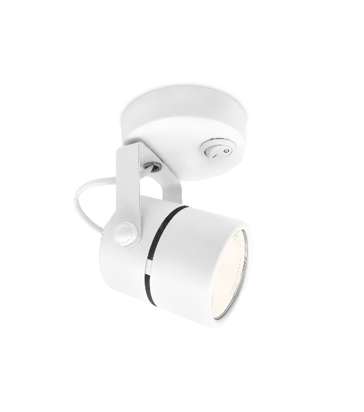 Накладной поворотный светильник Ambrella light TA100 WH белый GU10 D80*130*D60