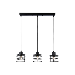 Светильник Ambrella light TR8075/3 BK черный E27*3 max 40W 582*120*1040