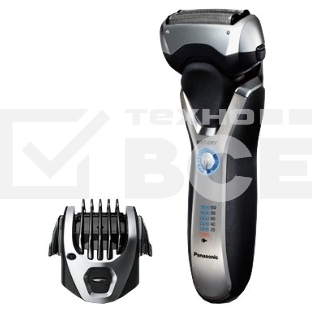 Бритва сетчатая Panasonic ES-RT77-S520 реж.эл.:3 питан.:аккум. серебристый/черный