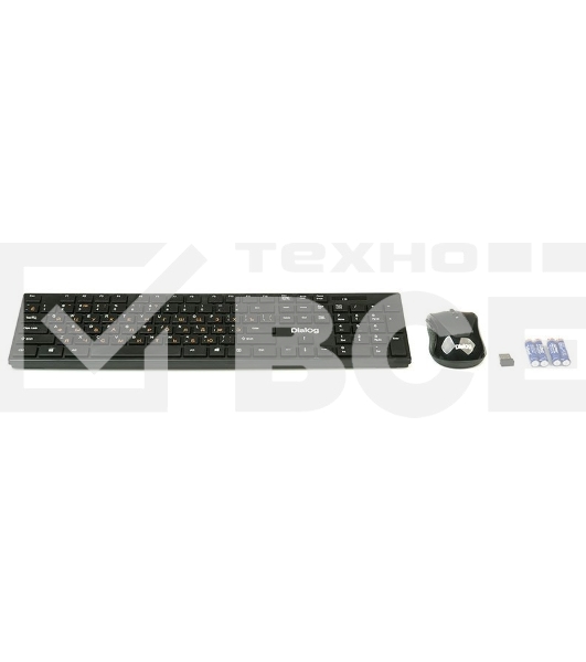 Клавиатура Dialog KMROP-4030U Pointer RF 2.4G - USB {Беспроводной набор, радиоклавиатура + опт. радиомышь 6D}