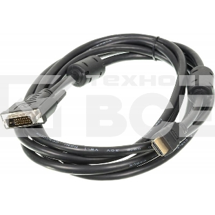 Кабель Ningbo DVI-D/HDMI 24M/19M 3m позолоченные контакты ферритовые кольца