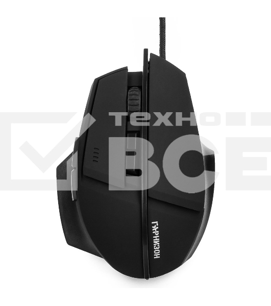 Мышь проводная Гарнизон GM-740G черный, 3200 dpi, USB, кнопки - 7