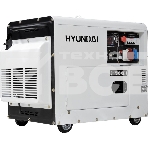 Электрогенератор дизельный Hyundai DHY 8000SE-3, 6.5 кВт, 72.6 дБ, 156 кг, фото4