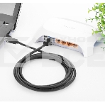 Патч-корд Greenconnect Патч-корд UTP прямой 10m AWG24 кат.5е,  RJ45,  медь, литой (Черный), пластик пакет (GCR-LNC06-10.0m), фото4