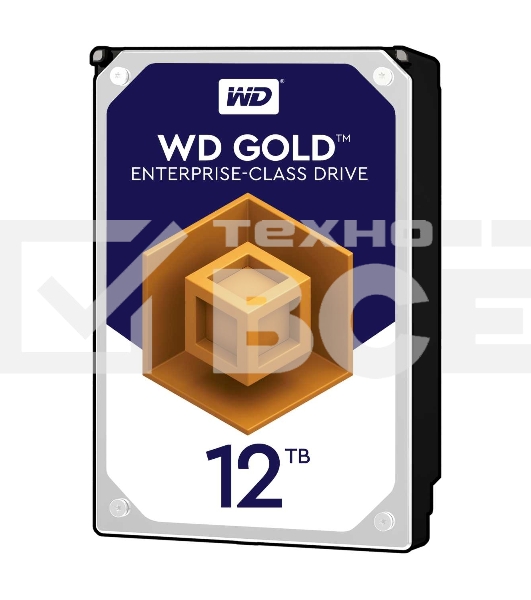 Жесткий диск SATA 12TB 7200RPM 6GB/S 256MB GOLD WD121KRYZ WDC 3.5