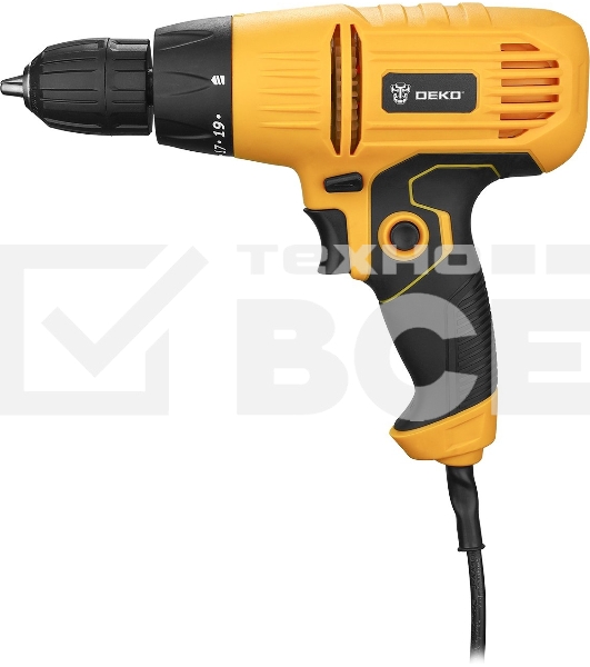 Дрель-шуруповерт Deko DKSD500W, 500Вт, сетевая