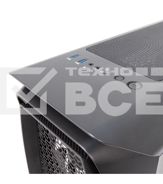 Компьютер IRU Game 520B5GMA MT Ryzen 5 5600X (3.7) 16Gb SSD512Gb RTX3050 8Gb Free DOS GbitEth 650W черный (1926551)