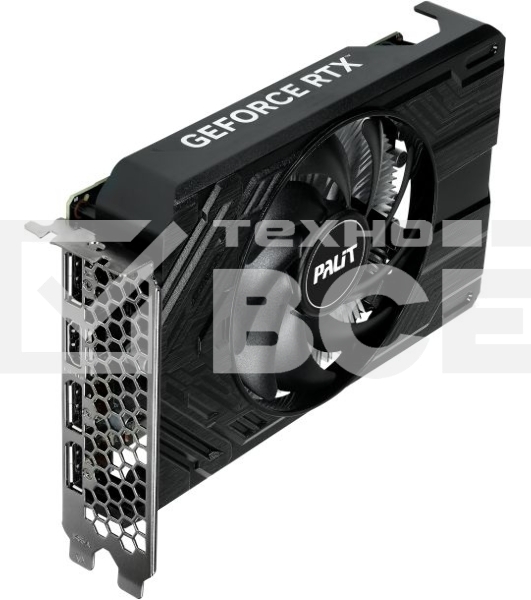 Видеокарта Palit PA-RTX4060 STORMX 8GB 8192Mb 128 GDDR6 1830/17000 HDMIx1 DPx3 HDCP Ret