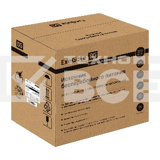 Комплект источника бесперебойного питания Exegate EX295990RUS + батарея 33Aч EX285664RUS 4шт (инвертор, синус, для котла) ExeGate SineTower SZ-3000.LCD.AVR.3SH.1C13.RJ.USB <3000VA/2400W, чистый синусоида, LCD дисплей, AVR, 3*Schuko+1*C13, RJ45/11, USB, линейно-интерактивный, Black> + батарея ExeGate HRL 12-33 (12В, 33Ач) 4шт