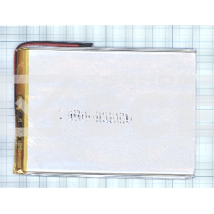 Аккумулятор Li-Pol (батарея) 3*90*135мм 2pin 3.7V/5000mAh