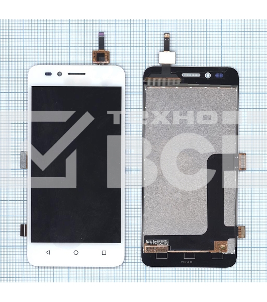 Дисплей для Huawei Y3II 4G (D2Y3II 4G) белый