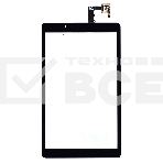 Сенсорное стекло (тачскрин) для Lenovo Tab 8 TB-8304, черное, фото3