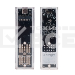 Внешний корпус Gembird EEM2-NVME-2 USB 3.1 для M2 NVME порт Type-С, пластик, прозрачный, фото4