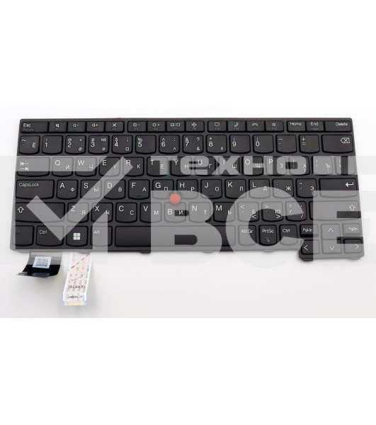 Клавиатура для ноутбука Lenovo ThinkPad X13 Gen 3 черная