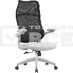 Кресло компьютерное Cactus CS-GMC505-BKGY черный, сиденье серый, сетка/ткань, крестов. пластик, пластик серый, фото7