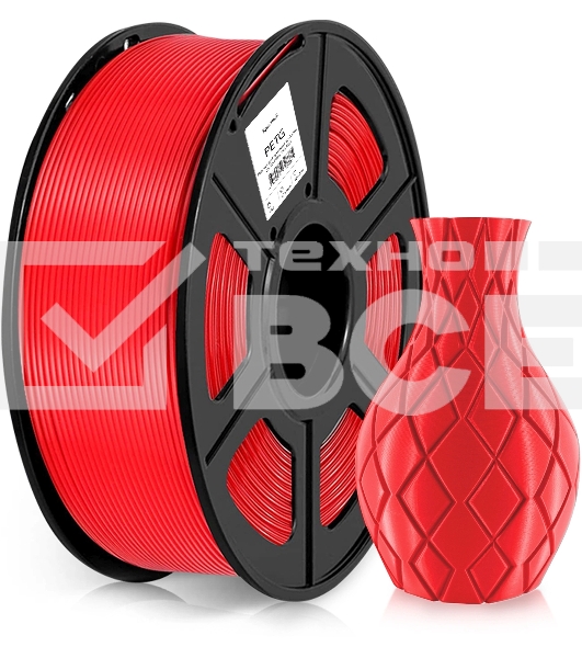 Пластик для принтера 3D Cactus CS-3D-PETG-1KG-RED PETG d1.75мм 1кг 1цв.