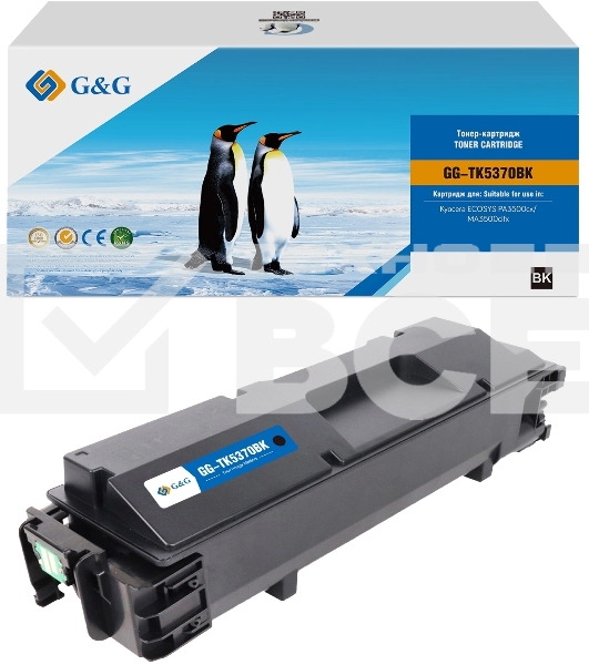 Картридж лазерный G&G GG-TK5370BK TK-5370K черный (7000стр.) для Kyocera ECOSYS PA3500cx/MA3500cifx