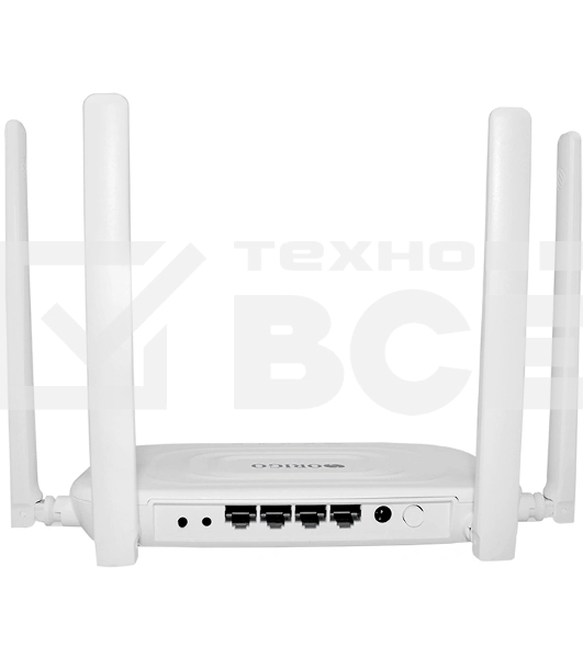 Беспроводной двухдиапазонный маршрутизатор AC1200, 1x1000Base-T WAN, 3x1000Base-T LAN, 4 внешние антенны 5 dBi