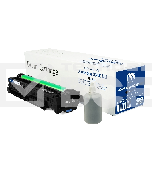 Блок фотобарабана NVP совместимый NV-034K DU Black для Canon iR C1225 (34000k)