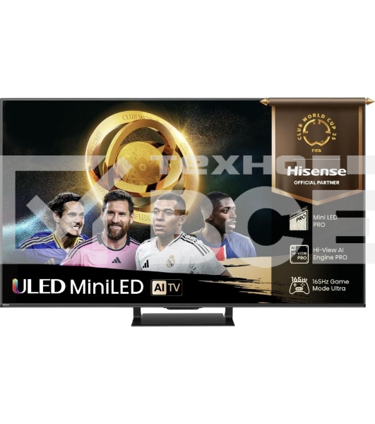 Телевизор 75'' Hisense 75U7Q PRO черный Mini LED UHD 144Hz Smart TV