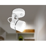 Накладной поворотный светильник Ambrella light TA100 WH белый GU10 D80*130*D60, фото7