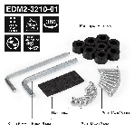 Кронштейн для двух мониторов 13'-32' настольный ExeGate EDM2-3210-01 (VESA 75x75, 100x100, макc.нагрузка 2х10 кг, наклон -45°/+45°, поворот -45°/+45°, вращение 360°, 2 способа крепления: сквозное и струбцина, цвет черный), фото3