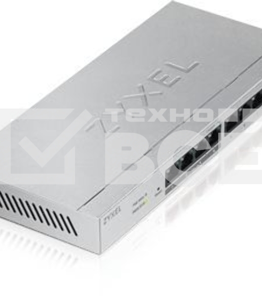 Коммутатор ZyXEL GS1200-8 Smart 8-port GbE Web Managed Switch, 60W, VLAN, IGMP, QoS, Link Aggregation