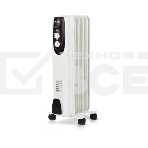 Масляный обогреватель Ballu Classic BOH/CL-05WRN (5 секций), белый, 1000 Вт, 15 м2, термостат, фото 1