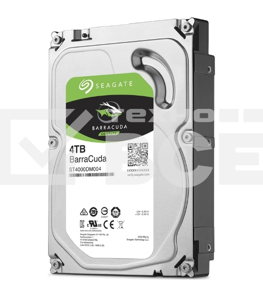 Жесткий диск Seagate Barracuda 3.5 4TB 5400RPM OEM SATA 6GB/S 256MB ST4000DM004