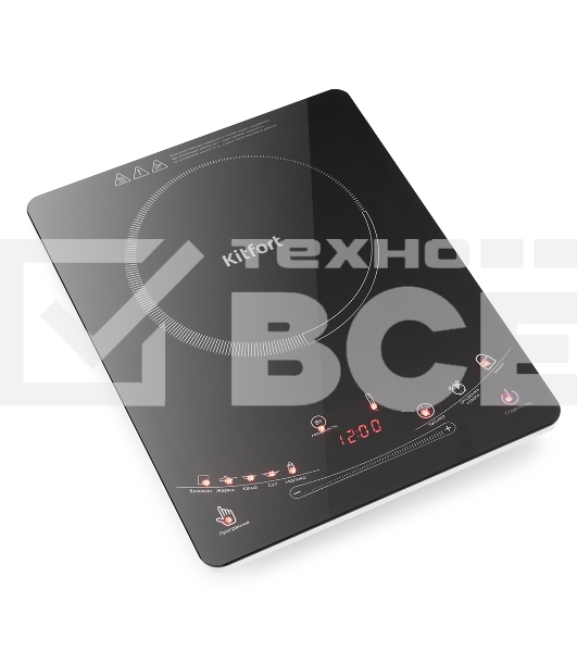 Плита электрическая Kitfort КТ-106 черный (настольная)