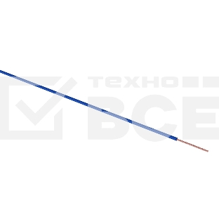 Провод ПГВА Rexant 1х0.50 мм², синий, бухта 100 м
