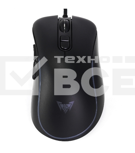 Мышь проводная Crown CMGM-902 черный, 7200 dpi, USB, кнопки - 7