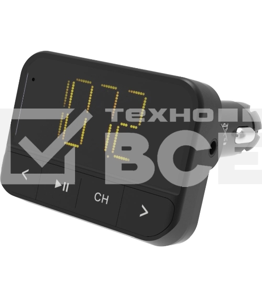 Автомобильный FM-модулятор Ritmix FMT-B200 черный SD BT USB (80000765)