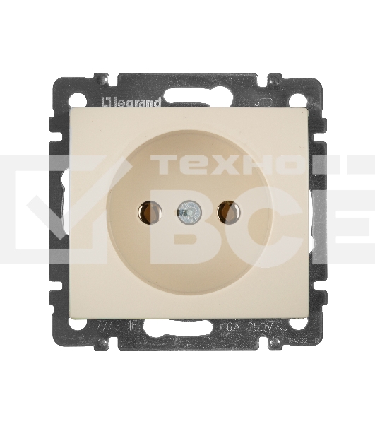 Розетка Legrand 774316 Valena без заземления (слоновая кость)