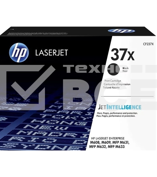 Картридж лазерный HP 37X High Yield Black для HP LaserJet (CF237X) 25000 стр