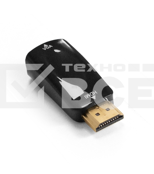 Переходник HDMI-VGA ExeGate EX-A-HDMI-VGA-001 (19M/15F)
