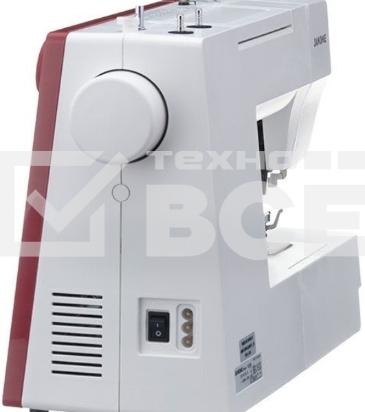 Швейная машина Janome 1522RD 25 операции, петля автомат, верт. челнок, нитевдеватель, мягкий  , подарочный набор (шпульки, ножницы, сантиметровая лента, игольница )