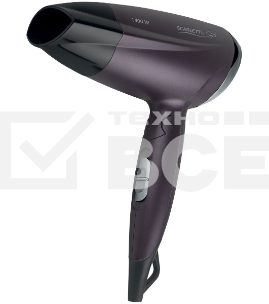 Фен Scarlett SC-HD70IT13 1400Вт фиолетовый/черный