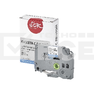 Кассета с лентой S'OK by Sakura Printing TZE535 для Brother, белый на синем, 12мм/8м, наклейка