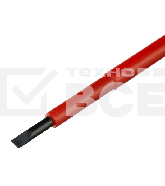 Отвертка Сибртех диэлектрическая sl4х100мм crv до 1000в двухкомпонентная рукоятка