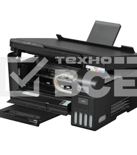 МФУ струйный Epson L3210 (C11CJ68506/C11CJ68403/C11CJ68405/C11CJ68501/C11CJ68517), A4, цветной, печ. до 10 стр/мин. (ч/б) до 5 стр/мин. (цвет), 1440 x 5760 dpi (печать) 600x1200dpi (скан.), USB