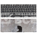 Клавиатура для ноутбука Lenovo IdeaPad Z360 черная с серебристой рамкой, фото4