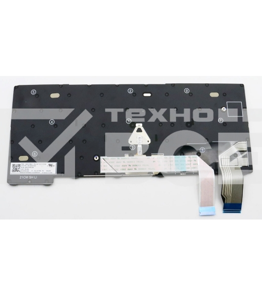 Клавиатура для ноутбука Lenovo ThinkPad X13 Gen 3 черная