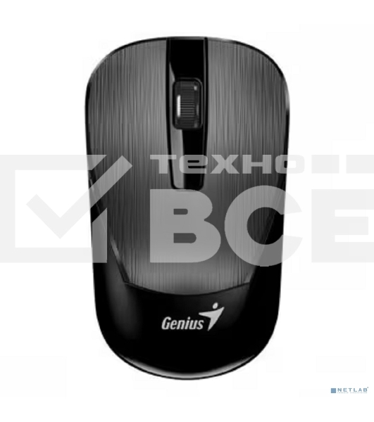Мышь беспроводная Genius NX-7015 черный, 1200 dpi, радиоканал, USB, кнопки - 3