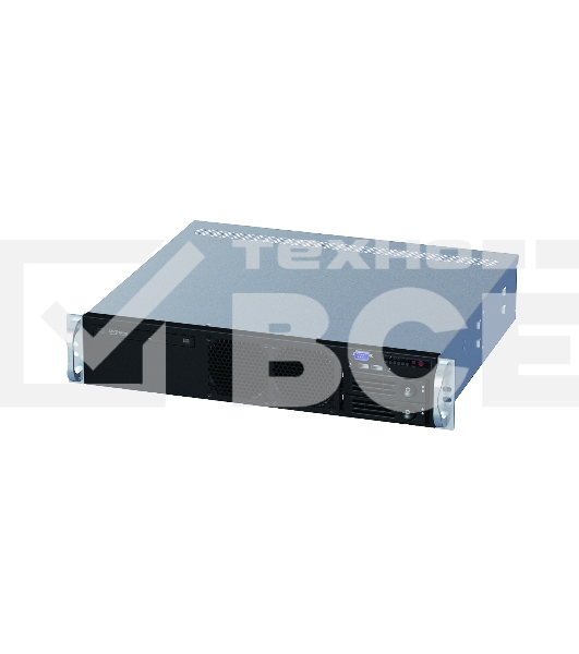 Серверный корпус 2U short chassis, 2*3.5'' swappable HDD tray, 2*3.5'' internal HDD bay