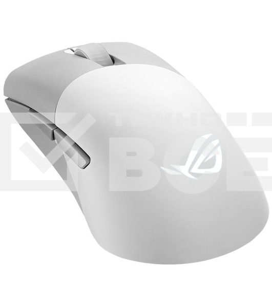Мышь беспроводная/проводная ASUS ROG Keris Wireless AimPoint белый, 36000 dpi, радиоканал, Bluetooth, USB, кнопки - 5