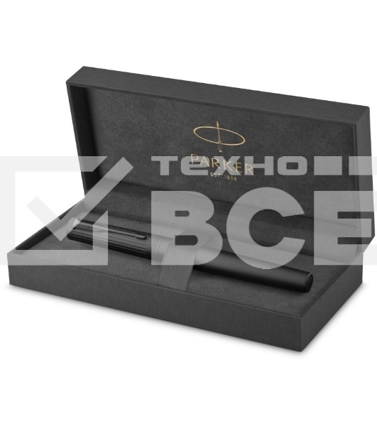 Ручка роллер Parker Ingenuity Core T570 (2182015) Black BT F, черные чернила, подарочная коробка