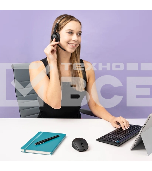 Гарнитура беспроводная  GO Work Pop Wireless Headphones -  черный